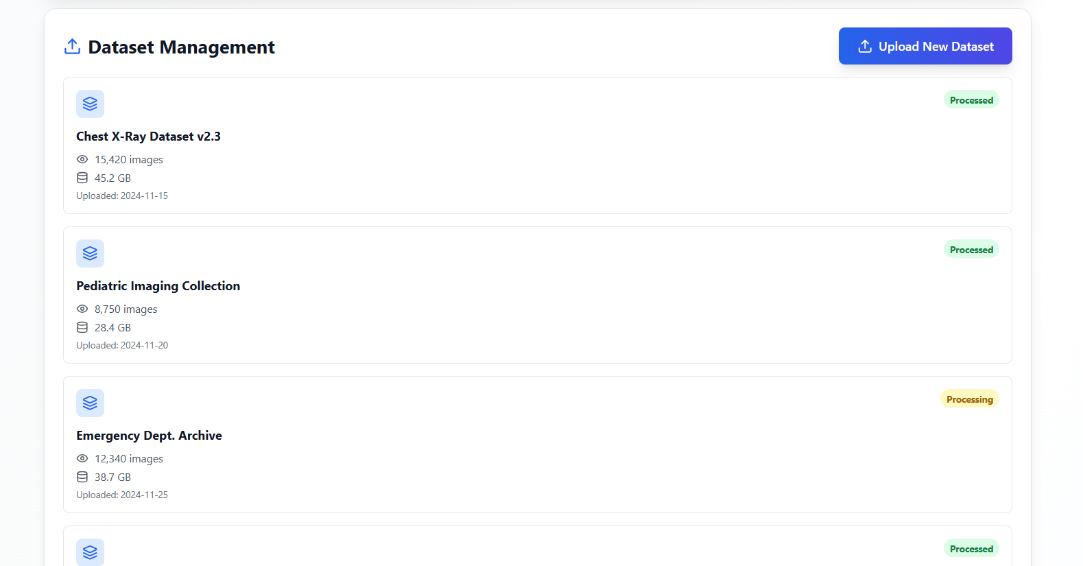 Healthcare AI Dashboard Preview 1